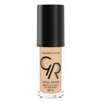 Total Cover 2in1 Foundation & Concealer 02 Ivory Golden Rose 